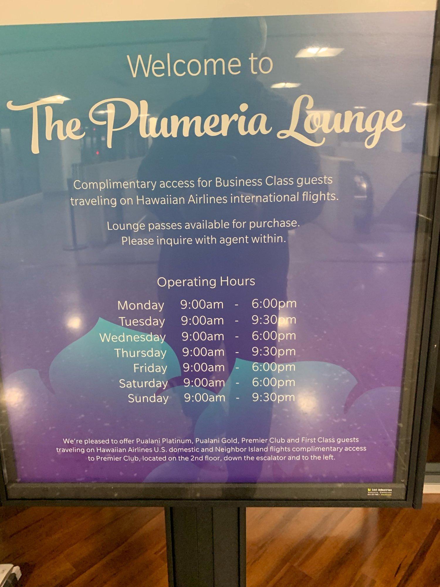 Hawaiian Airlines The Plumeria Lounge image 12 of 41