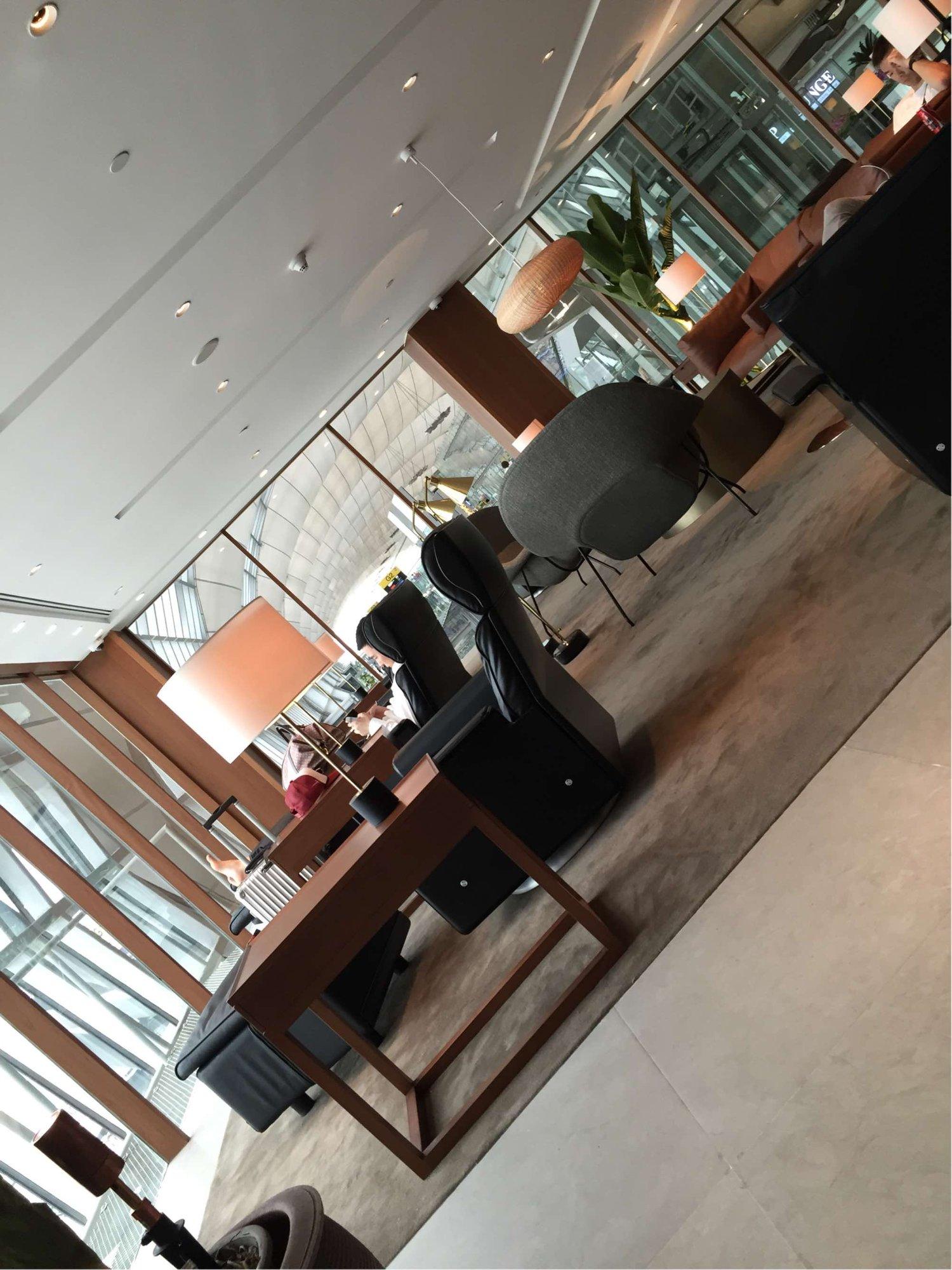 Cathay Pacific First and Business Class Lounge image 2 of 69