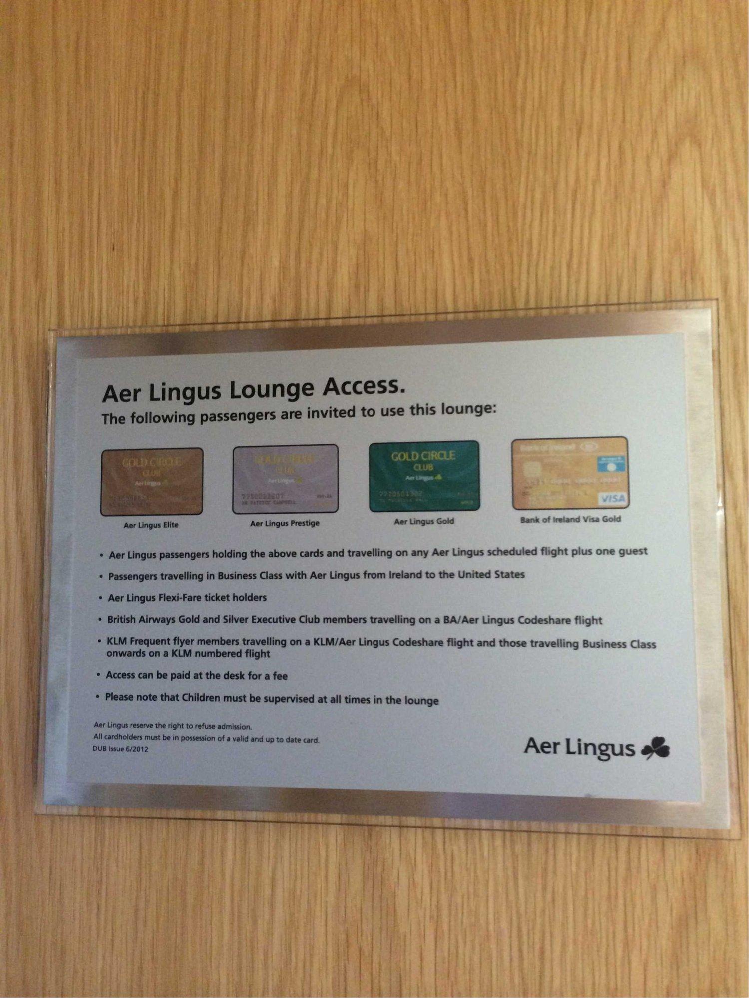 Aer Lingus Lounge image 7 of 10